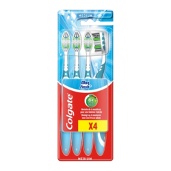 Brosses à Dents Medium Fraicheur MAX FRESH X4