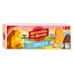 Biscuits animaux nappés