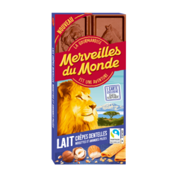 Tablette Lait crêpes dent. nois. et amandes