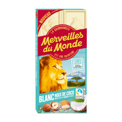 Tablette Blanc coco nois. et amandes pilées