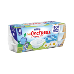 P'TIT ONCTUEUX MINI NATURE AU SUCRE DE CANNE (6x50g)