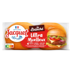 Pain Burger Brioché Ultra Moelleux Jacquet