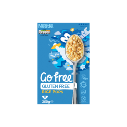 GoFree Rice Pops Gluten Free Cereal 350g