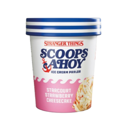 Pot de glace Cheesecake Stranger Things x Netflix