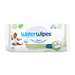 WaterWipes Lingettes Visage et Mains x60