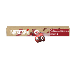 COLOMBIA  Espresso intensité 6 - 10 capsules