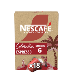 COLOMBIA  Espresso intensité 6 - 18 capsules