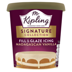 Mr Kipling Signature Madagascan Vanilla Fill & Glaze Icing 400g