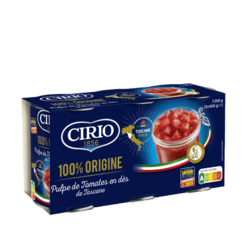 Pulpe en dés Origine Toscane 3x400g