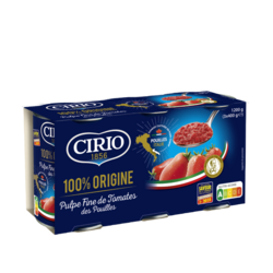 Pulpe fine Origine Pouilles 3x400g