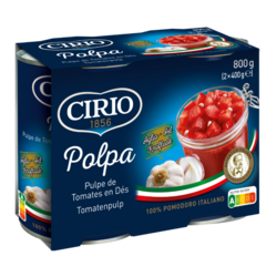 Polpa à l'ail 2x400g
