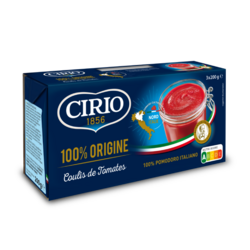 Coulis de tomates Origine Nord Italie 3x200g