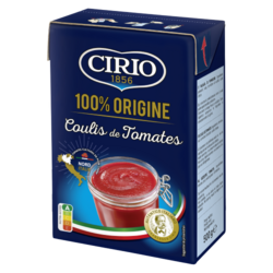 Coulis de tomates Origine Nord Italie 500g