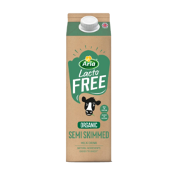 Arla LactoFREE Semi Skimmed Organic Fresh Milk 1L