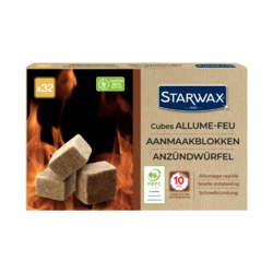Cubes allume-feu x32