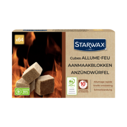 Cubes allume-feu x64