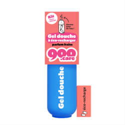 Kit Gel Douche Fraise à éco-recharger