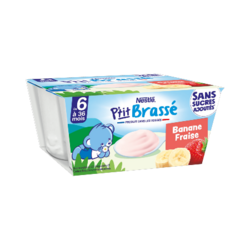 P'TIT BRASSE SANS SUCRES AJOUTES BANANE FRAISE