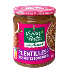 Lentilles échalotes fondantes - 490g