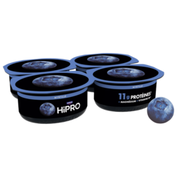 HiPRO saveur vanille et myrtille – 120g x4