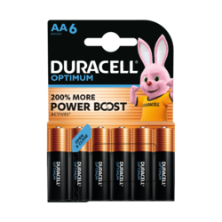 Duracell Optimum AA x6