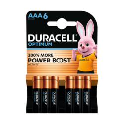 Duracell Optimum AAA x6
