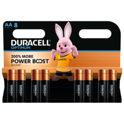 Duracell Optimum AA x8