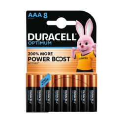 Duracell Optimum AAA x8