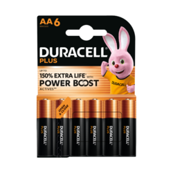 Duracell Plus AA X6