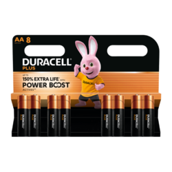 Duracell Plus AA X8