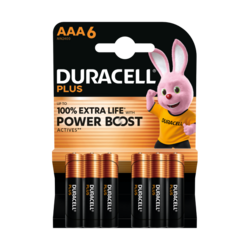 Duracell Plus AAA X6