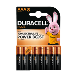 Duracell Plus AAA X8