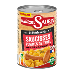 William Saurin saucisses pommes de terres