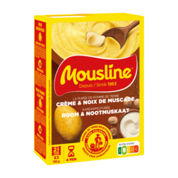 Mousline puree room & nootmuskaat