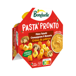 Tubetti Champignons Romarin, Crème Potiron