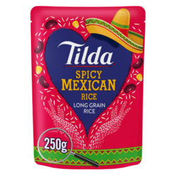 Tilda Microwave Spicy Mexican Long Grain Rice 250g