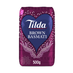 Tilda Brown Basmati Rice 500g