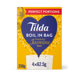 Tilda Boil in the Bag Fragrant Jasmine Rice 4x62.5g