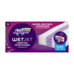 Recharges lingettes pour Swiffer Wetjet x12