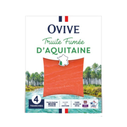 Ovive Truite Fumée d'Aquitaine - 4 tranches