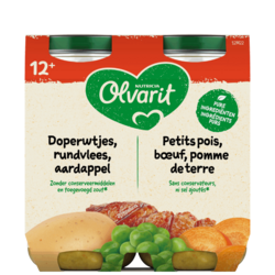 12M OLV GREEN PEAS BEEF POTATO 2X250G