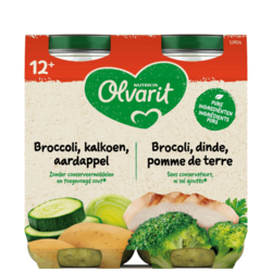 12M OLV BROCCOLI COURGETE TURKEY POTATO 2X250G