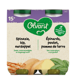 15M OLV SPINACH CHICKEN POTATO 2X250G