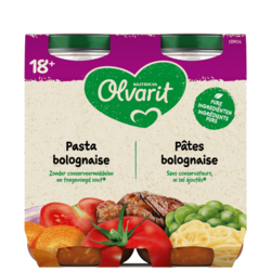 18M OLV PASTA BOLOGNESE 2X250G