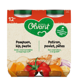12M OLV PUMPKING TOMATO CHICKEN PASTA 2X250G