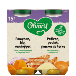 15M OLV PUMPKIN CHICKEN CARROT 2X250G