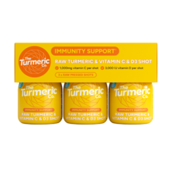 Raw Turmeric Vitamin C&D3 3 x  60ml