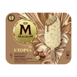 Magnum Bâtonnet double noisette 4x85ml