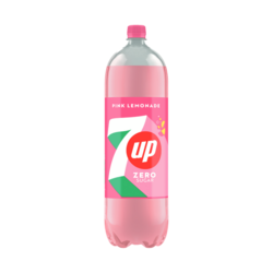 7UP Zero Sugar Pink Lemonade Bottle 2L