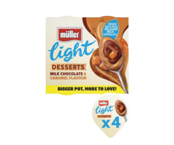 Milk Chocolate & Caramel 4 x 90g